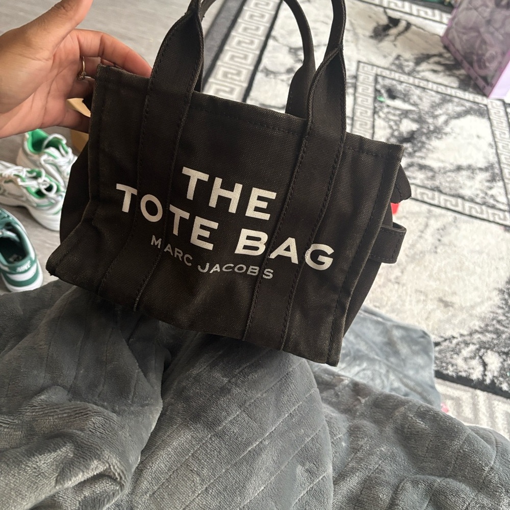 Marc Jacobs Black Canvas Tote Bag